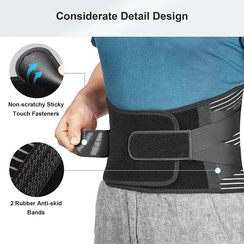 Breathable Back Support Belt for Pain Relief