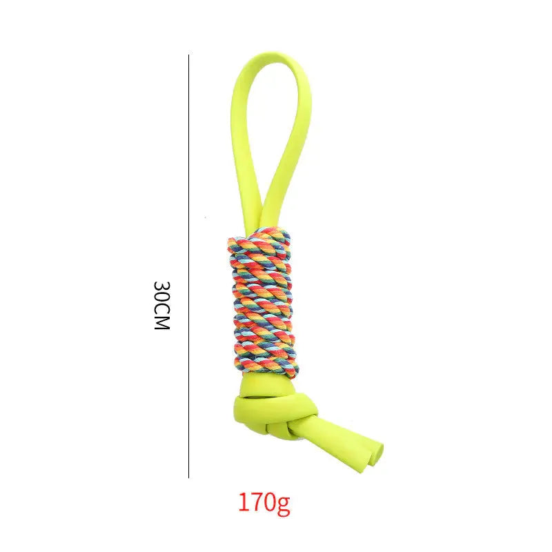 Resistant TPR Dog Chewing Toy for Teeth Cleaning