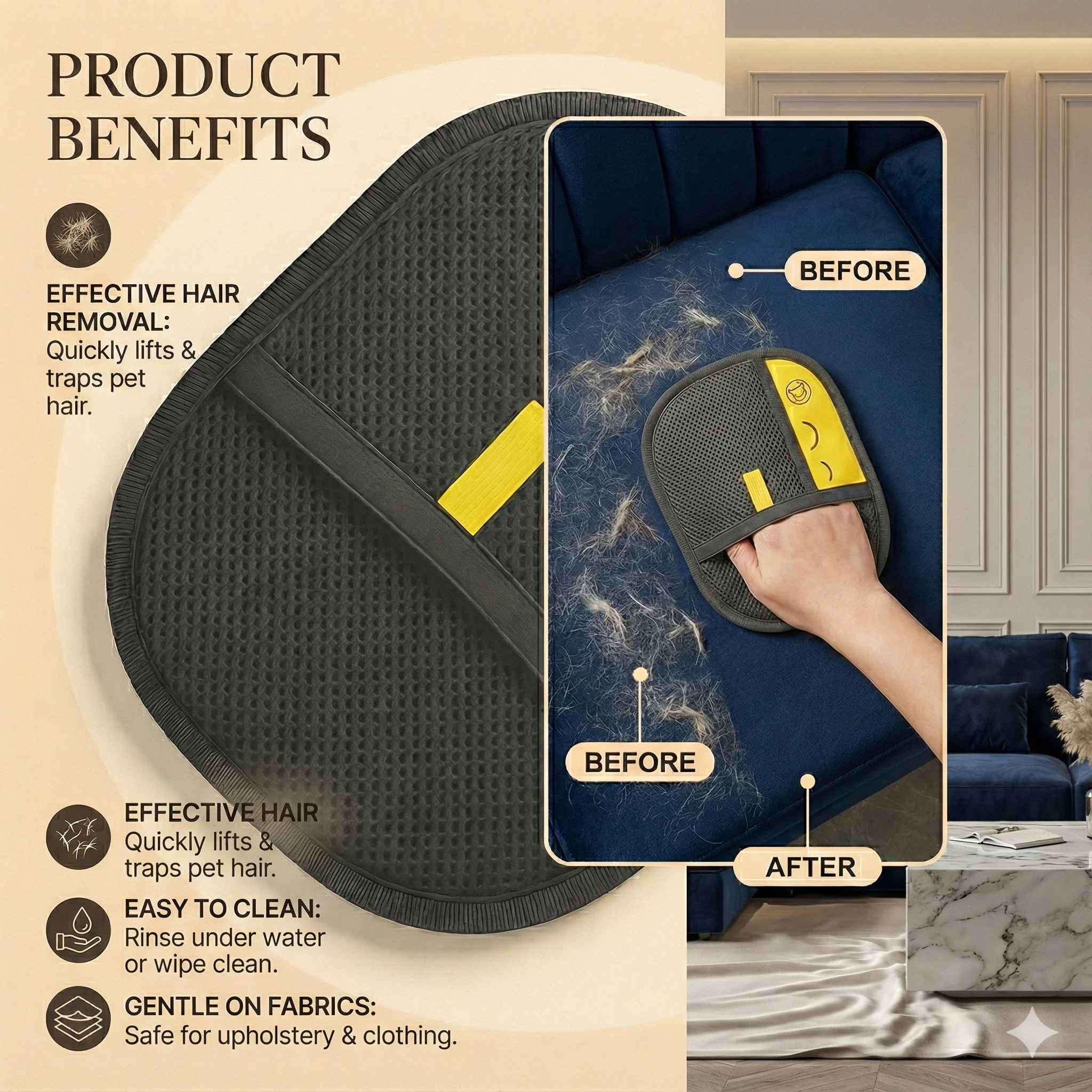 Pet Hair Removal Gloves