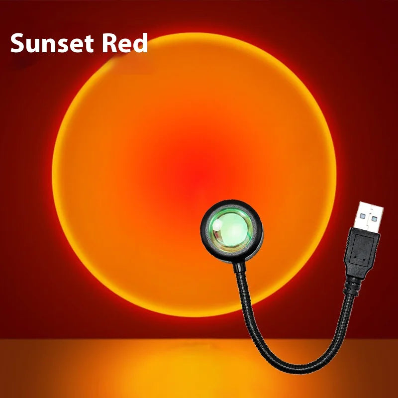 Sunset Projection USB Lamp