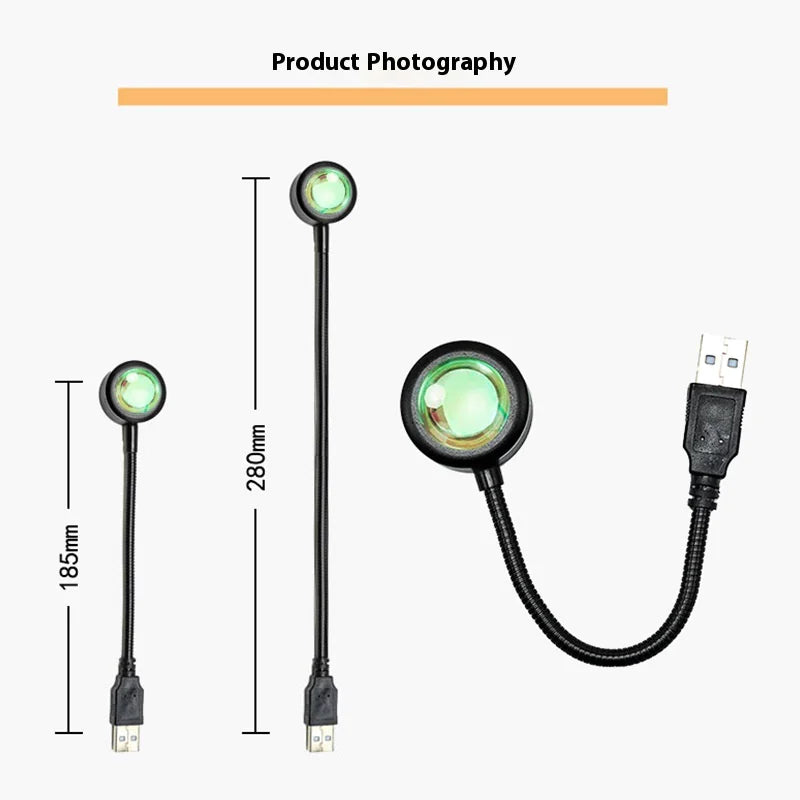 Sunset Projection USB Lamp