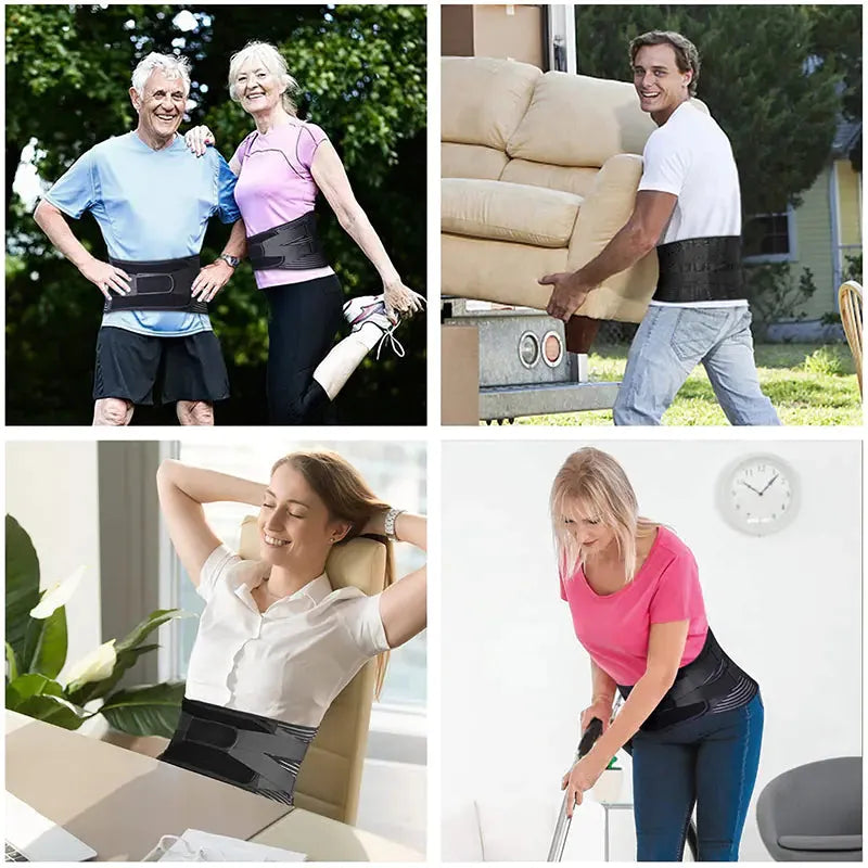 Breathable Back Support Belt for Pain Relief
